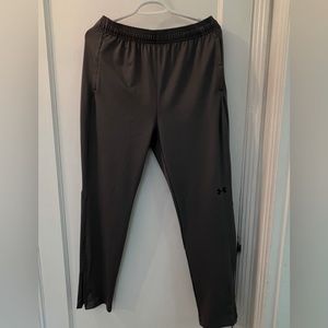YXL dark grey under armour sweat pants